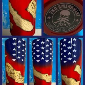 20oz custom 2nd amendment tumbler